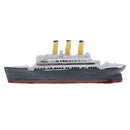 Resin Art Craft Titanic Boat Sculpture Model Layout Statue for Diorama Prop