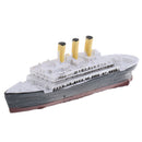 Resin Art Craft Titanic Boat Sculpture Model Layout Statue for Diorama Prop