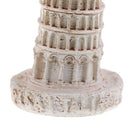 Resin Art Craft Tower of Pisa Sculpture Model Layout Statue for Diorama Prop
