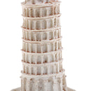 Resin Art Craft Tower of Pisa Sculpture Model Layout Statue for Diorama Prop