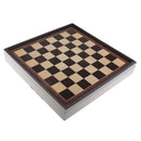 3 in 1 Wooden International Chess Set Backgammon Draughts Chessboard Checker