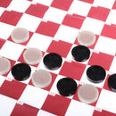 Portable Plastic International Checkers (Draughts) Set - 100 Playing Field