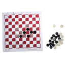 Portable Plastic International Checkers (Draughts) Set - 100 Playing Field