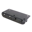 Black Bass Replacement Saddle Bridge Set for 4 String Electric Bass Parts