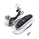 1 Set Prewired Guitar Sound Hole Pickup with Tone&Volume Pot Jack for 4 String Cigar Box Guitar