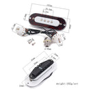 1 Set Prewired Guitar Sound Hole Pickup with Tone&Volume Pot Jack for 4 String Cigar Box Guitar