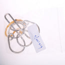 Chinese Intelligence Toy Brain Teaser Game Kids Rings Puzzle Untie The Rope
