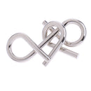 4Pcs/Set Chinese Ring Metal Wire Puzzle IQ Disentanglement Magic Brain Teaser Puzzles Game for Kids Adults Educational Toys Gifts