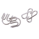 18x IQ Metal Puzzle Ring Chinese Intelligence Toy Puzzle Box Adult Kid Gift Develop Kids Creativity