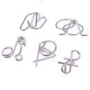 30pcs Chinese Intelligence Toy Brain Teaser Game Kids Puzzle Untie The Lock