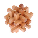 3D Ming Luban Educational Toy Wood Puzzles for Adults Kids Brain Teaser Children Birthday Gift