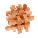 3D Ming Luban Educational Toy Wood Puzzles for Adults Kids Brain Teaser Children Birthday Gift