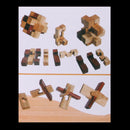 10Pcs Classical Interlock Toys Kong Ming Lock Luban Lock for Children Gift