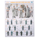 1/35 Scale WWII German Karl Artillery Crew Military Action Figures DIY Kit