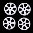 4pcs White Wheel Rim for WLtoys K969 K989 P929 1/28 RC Drift Car Spare Parts