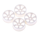 4pcs White Wheel Rim for WLtoys K969 K989 P929 1/28 RC Drift Car Spare Parts
