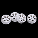 4pcs White Wheel Rim for WLtoys K969 K989 P929 1/28 RC Drift Car Spare Parts