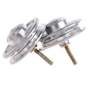 2Pcs Silver Metal Idler Wheels for 1/16 Heng Long RC Tiger Tank Model Parts