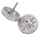 2Pcs Silver Metal Idler Wheels for 1/16 Heng Long RC Tiger Tank Model Parts