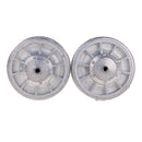2Pcs Silver Metal Idler Wheels for 1/16 Heng Long RC Tiger Tank Model Parts