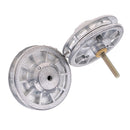 2Pcs Silver Metal Idler Wheels for 1/16 Heng Long RC Tiger Tank Model Parts