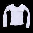 1/6 White Cloth Long Sleeve Top Shirt for 12'' Phicen Kumik Girl Figure Toys