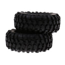 Set/2pcs Wheels Tire for 1:10 RC Rock Crawler Cars Truck RC4WD SCX10 96mm