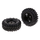 Set/2pcs Wheels Tire for 1:10 RC Rock Crawler Cars Truck RC4WD SCX10 96mm