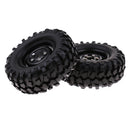 Set/2pcs Wheels Tire for 1:10 RC Rock Crawler Cars Truck RC4WD SCX10 96mm