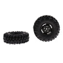 1Pair 108mm Wheels Tyres Tires for 1:10 RC Rock Crawler RC4WD SCX10 D90 CC01 Spare Parts