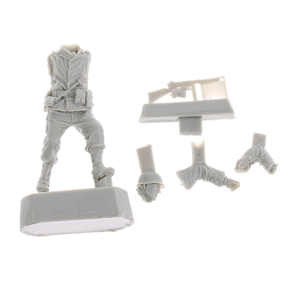 1/35 Modern American Infantry Sculpture DIY Model Building Kits for Diorama