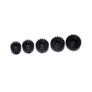 5pcs/set 1:10 RC Car 48DP 15T-23T Teeth Gear Pinion for Brushed Brushless Motor