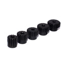 5pcs/set 1:10 RC Car 48DP 15T-23T Teeth Gear Pinion for Brushed Brushless Motor