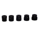 5pcs/set 1:10 RC Car 48DP 13T-17T Teeth Gear Pinion for Brushed Brushless Motor