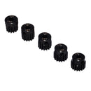 5pcs/set 1:10 RC Car 48DP 13T-17T Teeth Gear Pinion for Brushed Brushless Motor