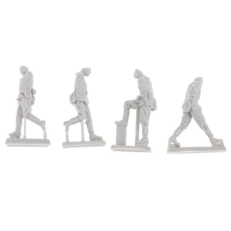 1/35 Resin Soldiers Figures Model WWII, German Artillery Combat Squad Statue