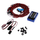 12 LED RC Car Flashing Light System for 1:10 1:8 RC Rock Crawler Car Accessories