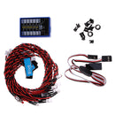 12 LED RC Car Flashing Light System for 1:10 1:8 RC Rock Crawler Car Accessories