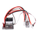 320A Brushed ESC Speed Controller w/ Cool Fan for 1/10 1/12 RC Vehicle Model