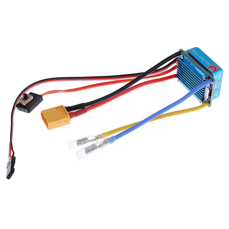 1/12 RC Car Boat Waterproof Brushed ESC 160A XT Plug for 370 380 385 Motors