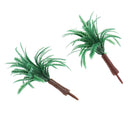 DIY Miniature Landscape 10Pcs Models Tree 6cm HO for RR Park Garden Street