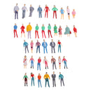 1 Pack People Figure Model Layout HO Scale Painted for Street Landscape Prop