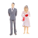 1 Pack People Figure Model Layout HO Scale Painted for Street Landscape Prop