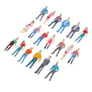 1 Pack People Figure Model Layout HO Scale Painted for Street Landscape Prop