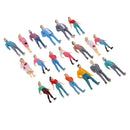 1 Pack People Figure Model Layout HO Scale Painted for Street Landscape Prop
