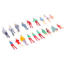 1/75 HO Passenger Figure People Model Layout for Train Railway Scenery Build