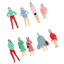 1/75 HO Passenger Figure People Model Layout for Train Railway Scenery Build