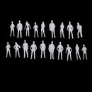 1:75 scale model miniature white figures Architecture model human scale peoples
