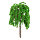 10pcs 1:150 Plastic Willow Trees Model Street Train Railway Scenery Layout N