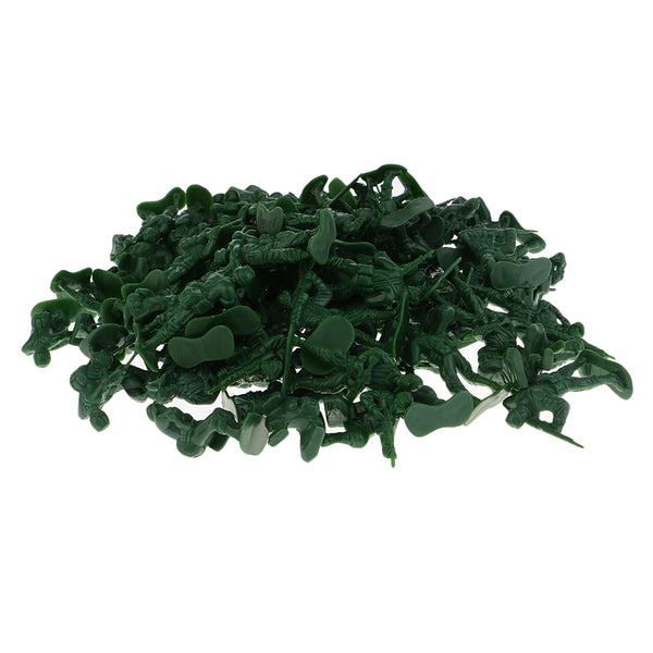 1/32 Green Military Soldier Action Figure Figurine 5cm for Sand Table Scene